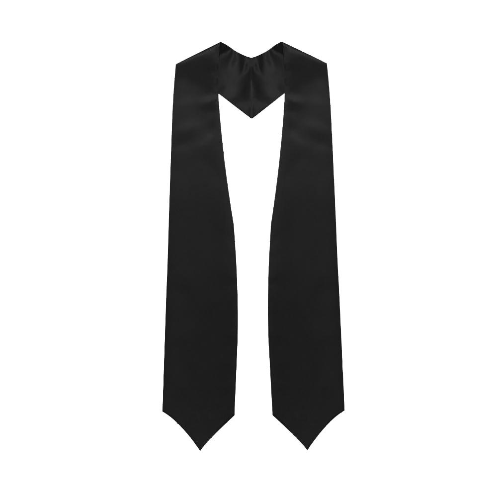 Black Graduation Stole - Endea Graduation