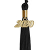Black Graduation Tassel With Gold Date Drop - Endea Graduation
