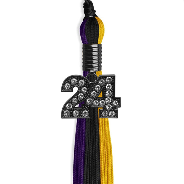 Black/Purple/Gold With Black Date Drop - Endea Graduation