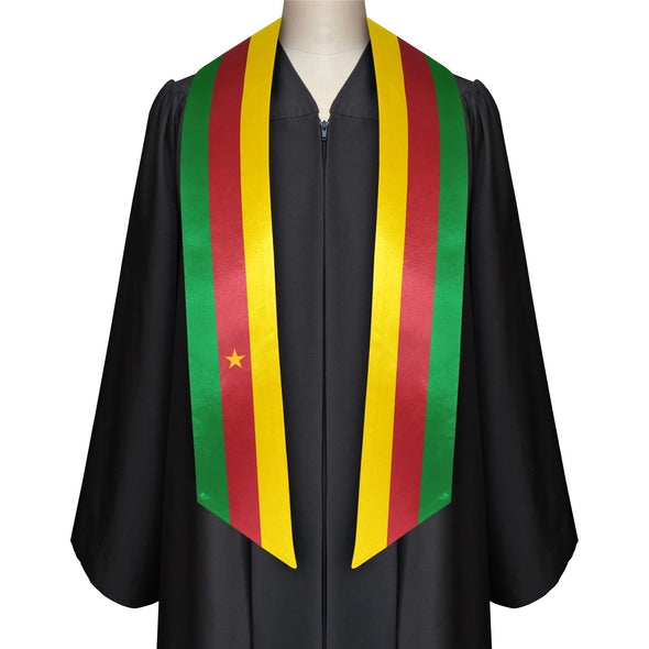 Cameroon International Graduation Stole/Sash Study Abroad Graduate - Endea Graduation