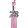 Pink Graduation Tassel With Silver Date Drop - Endea Graduation