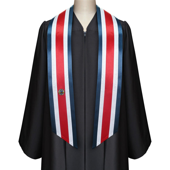 Costa Rica International Graduation Stole/Sash Study Abroad Graduate - Endea Graduation