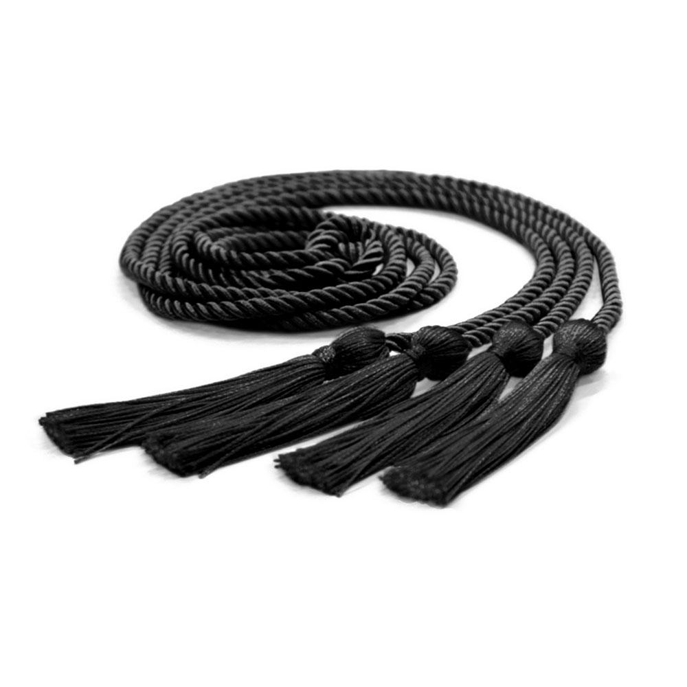 Double Graduation Honor Cord Black - Endea Graduation