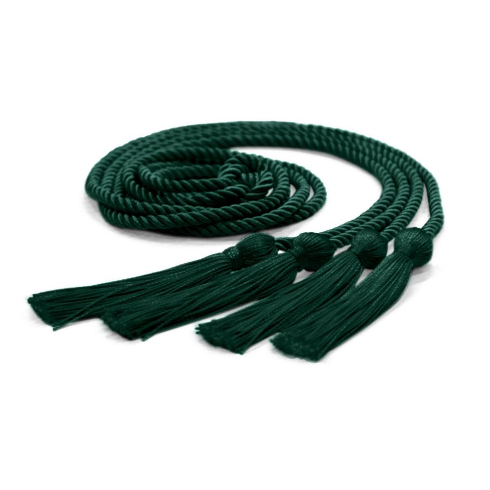 Double Graduation Honor Cord Hunter Green - Endea Graduation