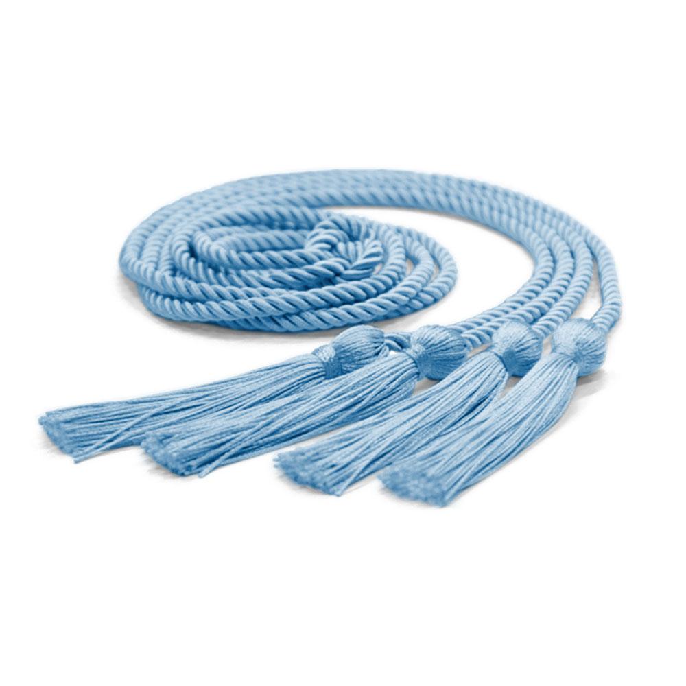 Double Graduation Honor Cord Light Blue - Endea Graduation