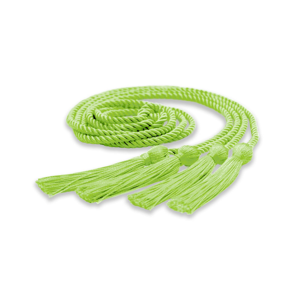 Double Graduation Honor Cord Lime Green - Endea Graduation