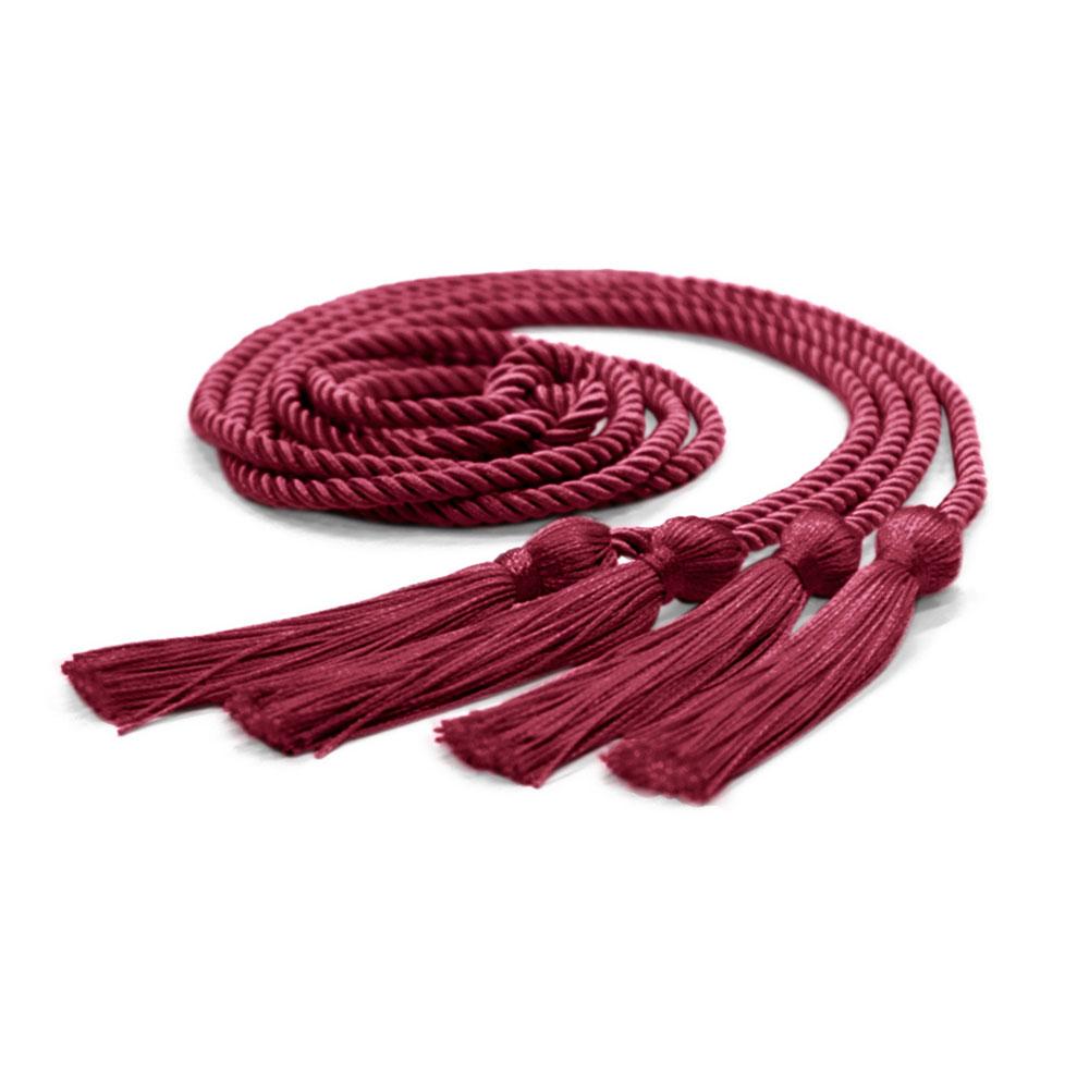 Double Graduation Honor Cord Maroon - Endea Graduation