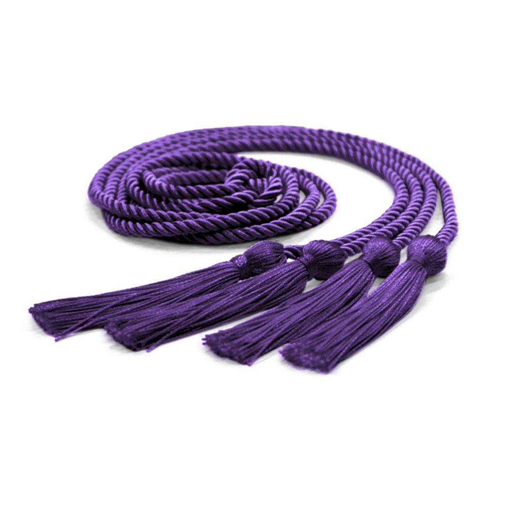 Double Graduation Honor Cord Purple - Endea Graduation