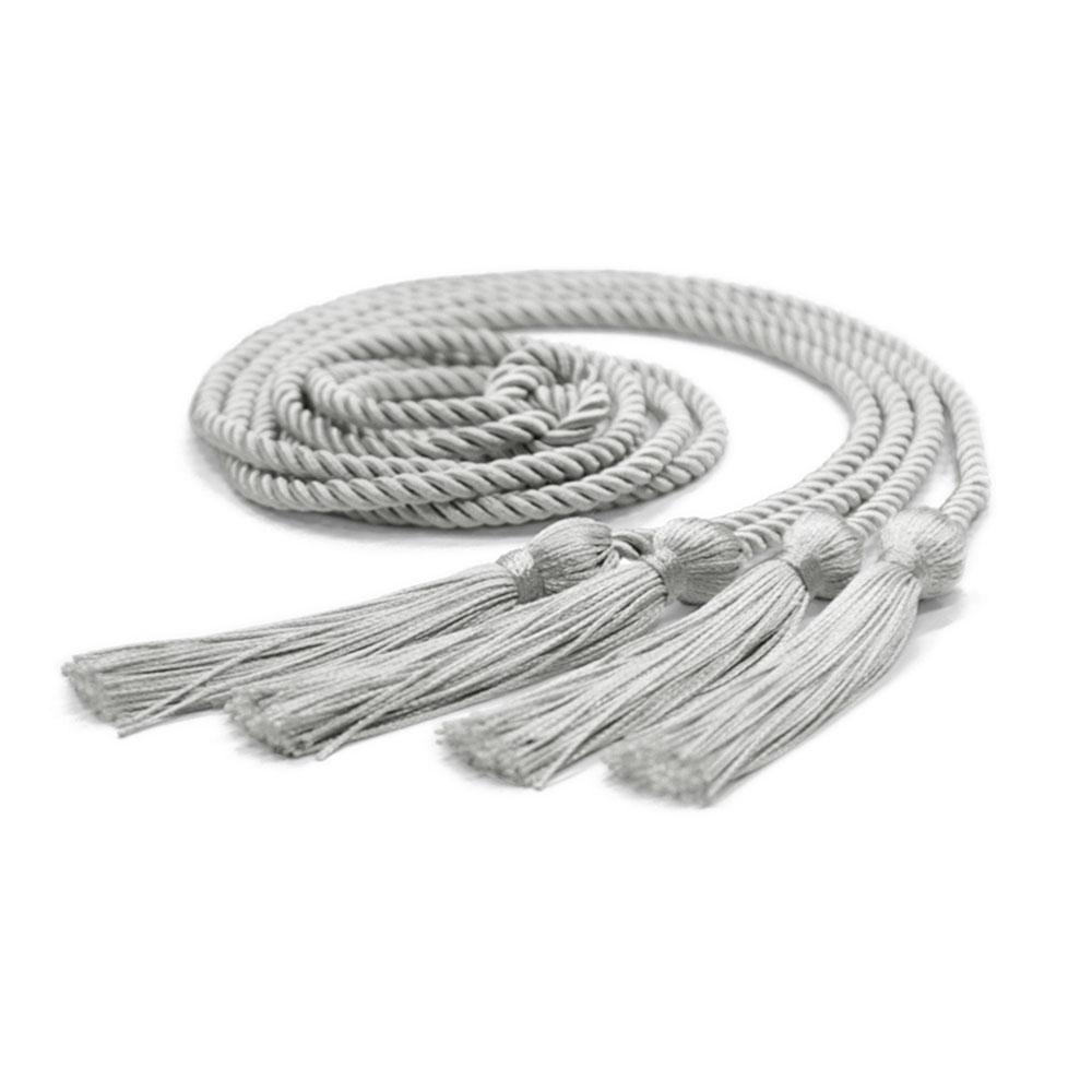 Double Graduation Honor Cord Silver - Endea Graduation