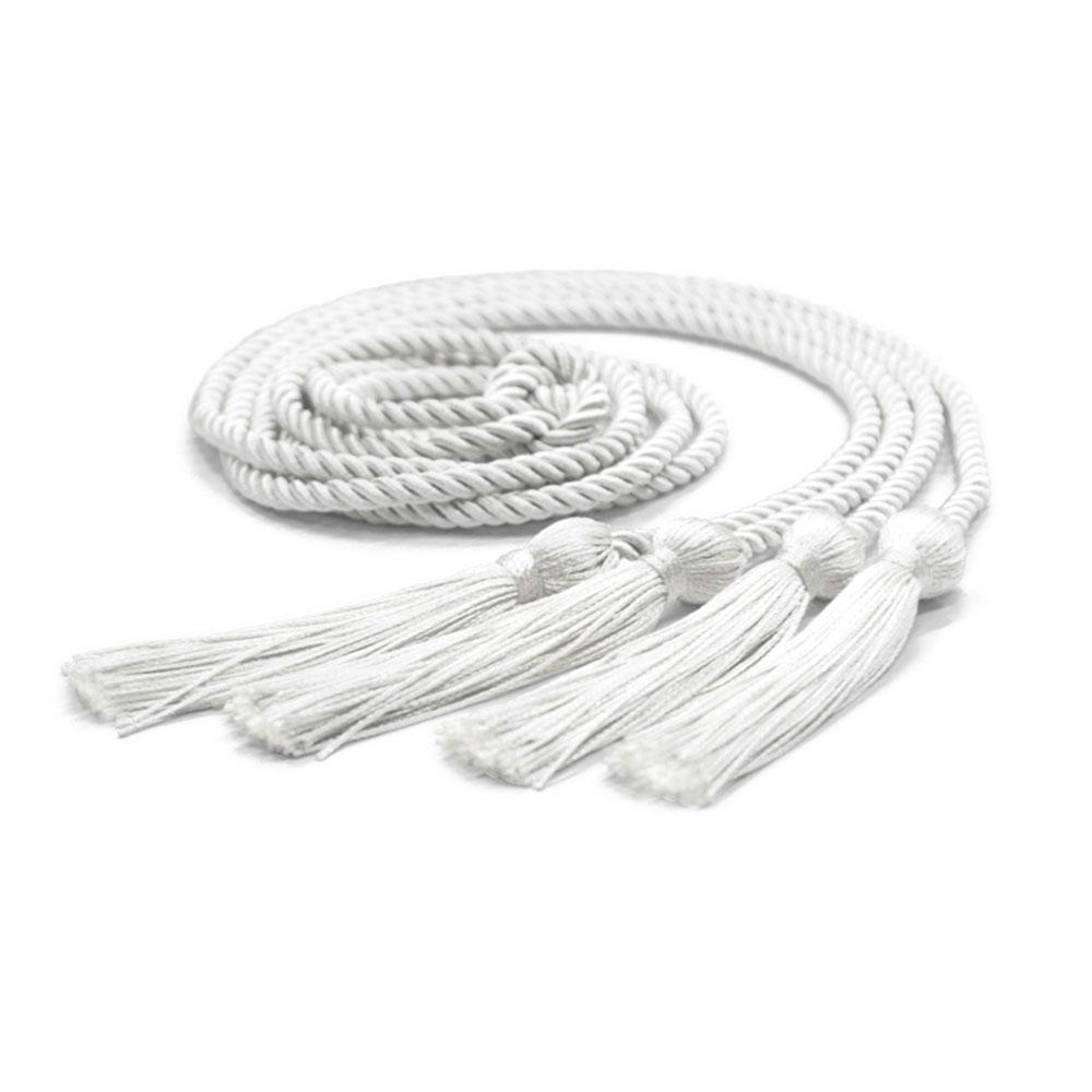 Double Graduation Honor Cord White - Endea Graduation