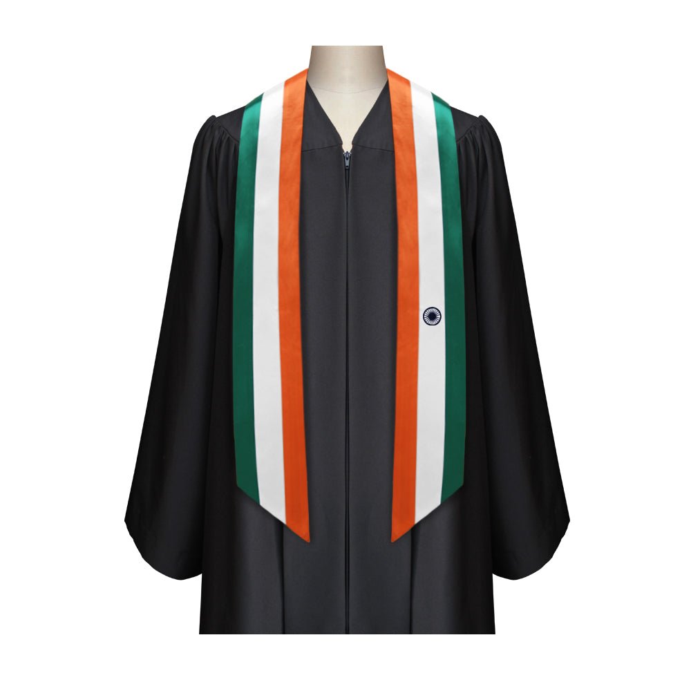 green emerald velvet dress Endea Graduation India International Graduation Stole/Sash Study Abroad Graduate