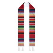 Endea Graduation Mexican Hispanic Serape Stole Red - Endea Graduation