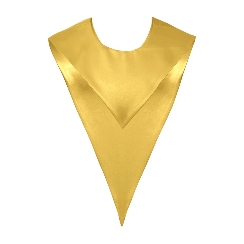 Gold Graduation V-Stole