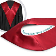 Endea Graduation V Stole Red - Endea Graduation