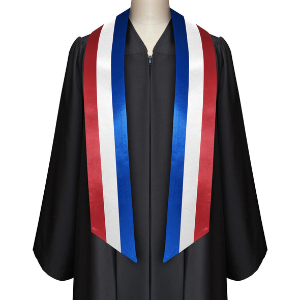France International Graduation Stole/Sash Study Abroad Graduate - Endea Graduation
