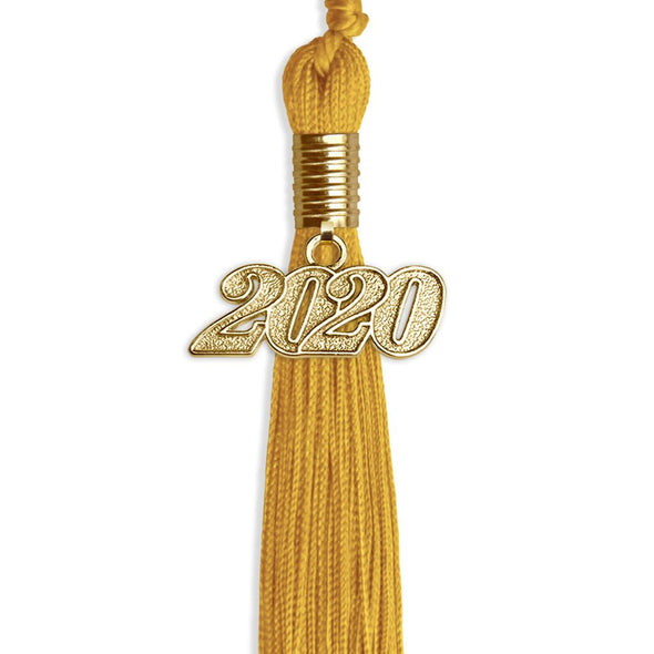 Gold Graduation Tassel With Gold Date Drop - Endea Graduation