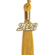 Gold Graduation Tassel With Gold Date Drop - Endea Graduation