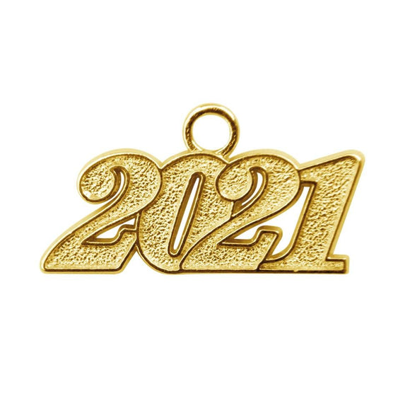 Gold Tassel Date Charm Year 2021 - Endea Graduation