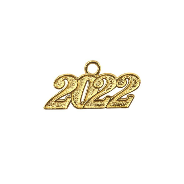 Gold Tassel Date Charm Year 2022 - Endea Graduation