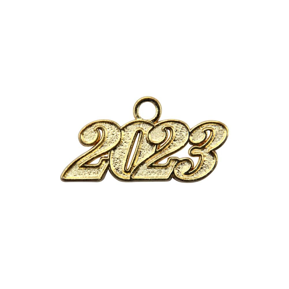 Gold Tassel Date Charm Year 2023 - Endea Graduation