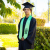 Green Class of 2025 Graduation Stole/Sash With Classic Tips - Endea Graduation