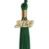 Green Graduation Tassel With Gold Date Drop - Endea Graduation