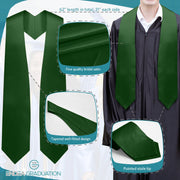 Hunter Green Graduation Stole - Endea Graduation