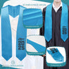 Light Blue Class of 2025 Graduation Stole/Sash With Classic Tips - Endea Graduation