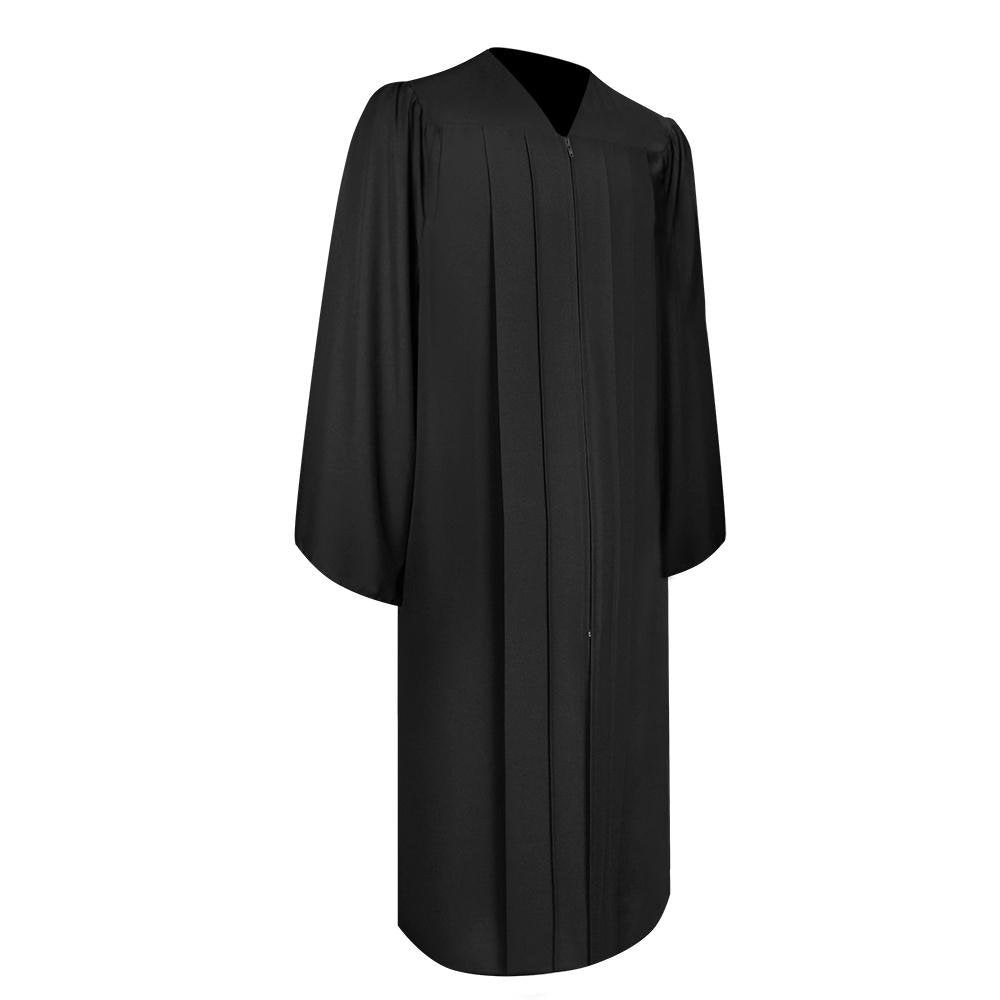 Matte Black Graduation Gown - Endea Graduation