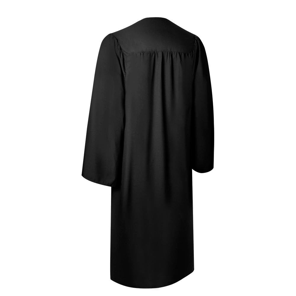 Matte Black Graduation Gown - Endea Graduation