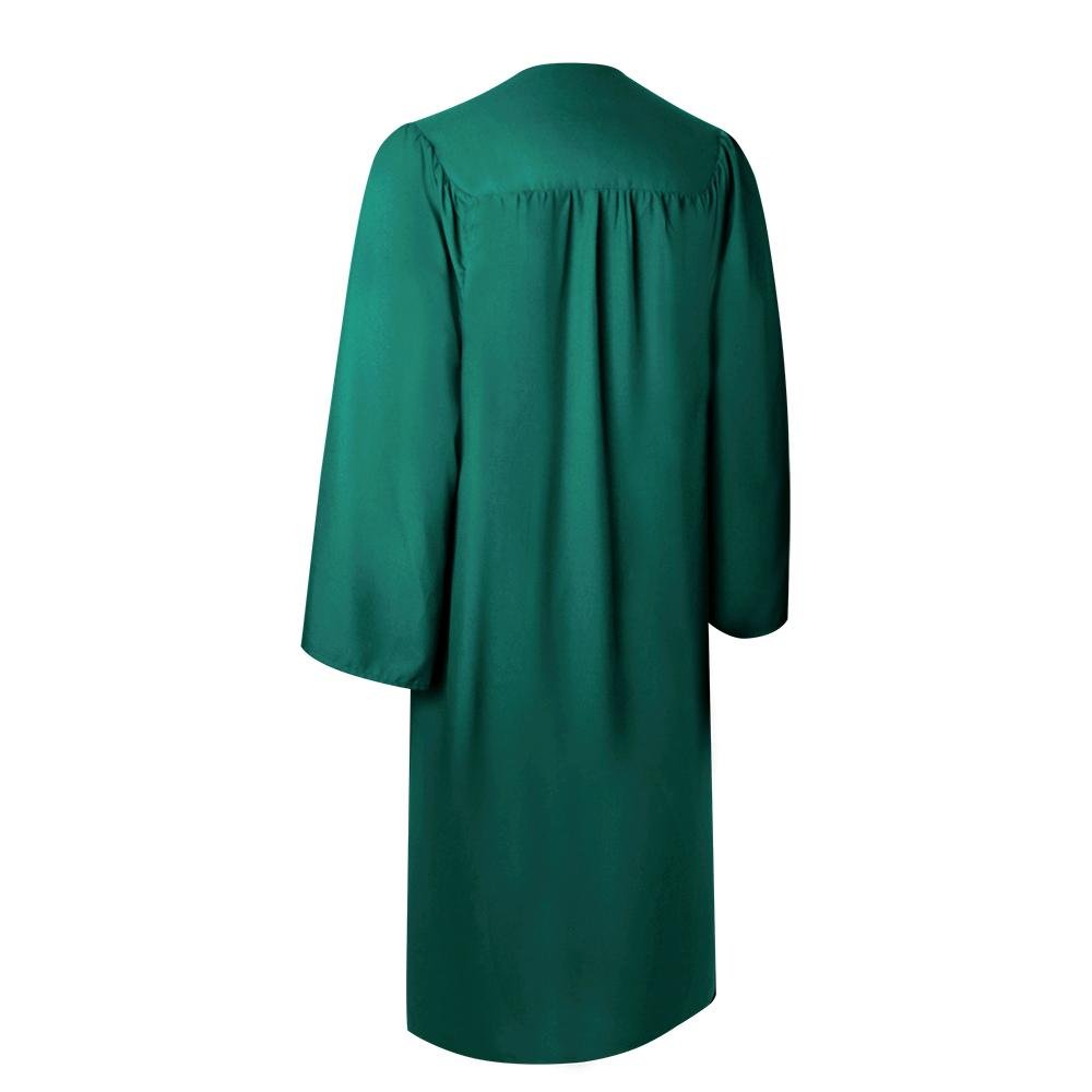 Matte Emerald Green Graduation Gown - Endea Graduation