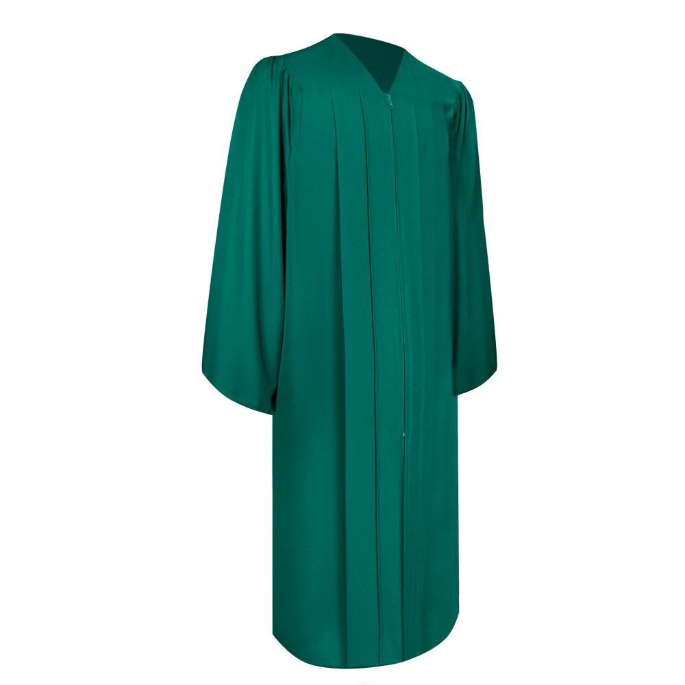 Matte Emerald Green Graduation Gown - Endea Graduation