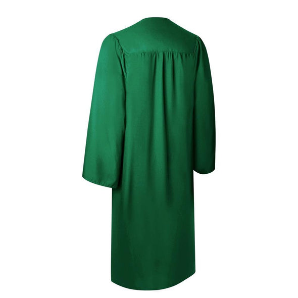 Matte Green Graduation Gown - Endea Graduation