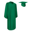 Matte Green Graduation Gown & Cap - Endea Graduation
