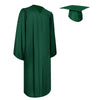 Matte Hunter Green Graduation Gown & Cap - Endea Graduation