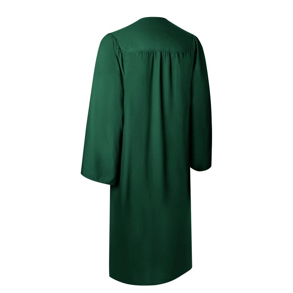 Endea Graduation Matte Hunter Green Graduation Gown Cap