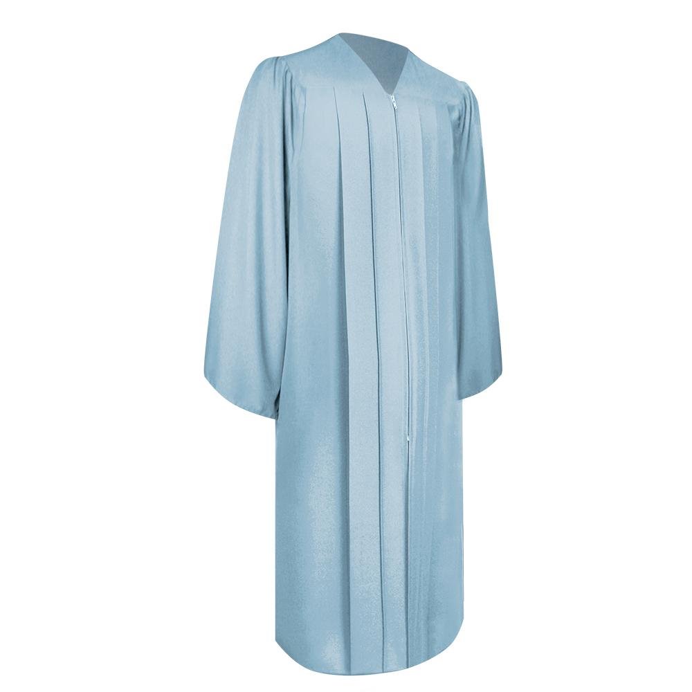 Matte Light Blue Graduation Gown - Endea Graduation