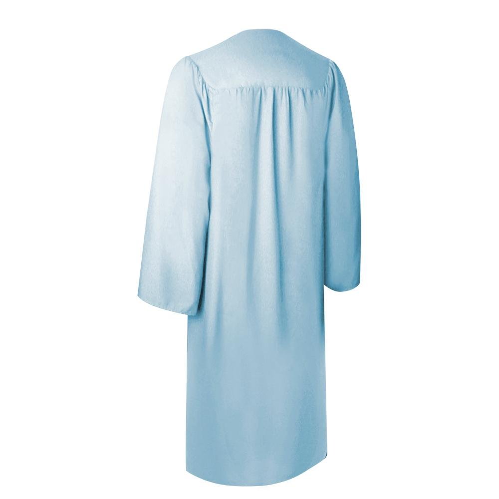 Matte Light Blue Graduation Gown - Endea Graduation