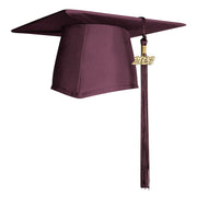 Matte Maroon Graduation Cap & Tassel - Endea Graduation