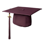 Matte Maroon Graduation Cap & Tassel - Endea Graduation