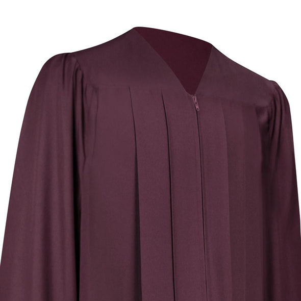 Matte Maroon Graduation Gown & Cap - Endea Graduation