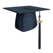 Matte Navy Blue Graduation Cap & Tassel - Endea Graduation