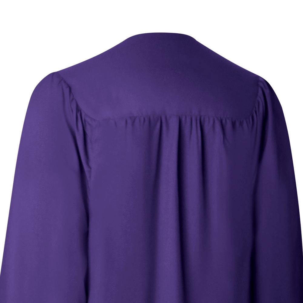 Matte Purple Graduation Gown & Cap - Endea Graduation