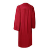 Matte Red Graduation Gown - Endea Graduation