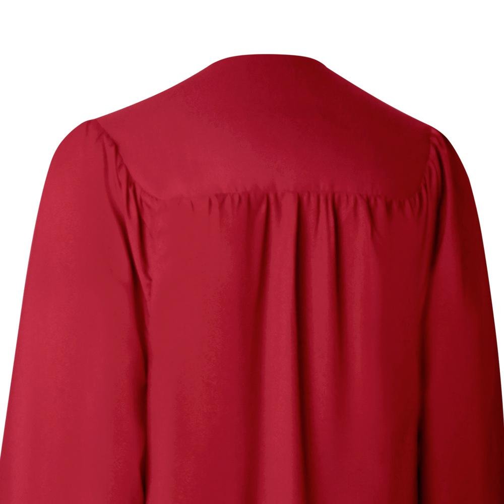 Matte Red Graduation Gown - Endea Graduation