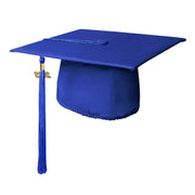 Matte Royal Blue Graduation Cap & Tassel - Endea Graduation