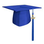 Matte Royal Blue Graduation Cap & Tassel - Endea Graduation