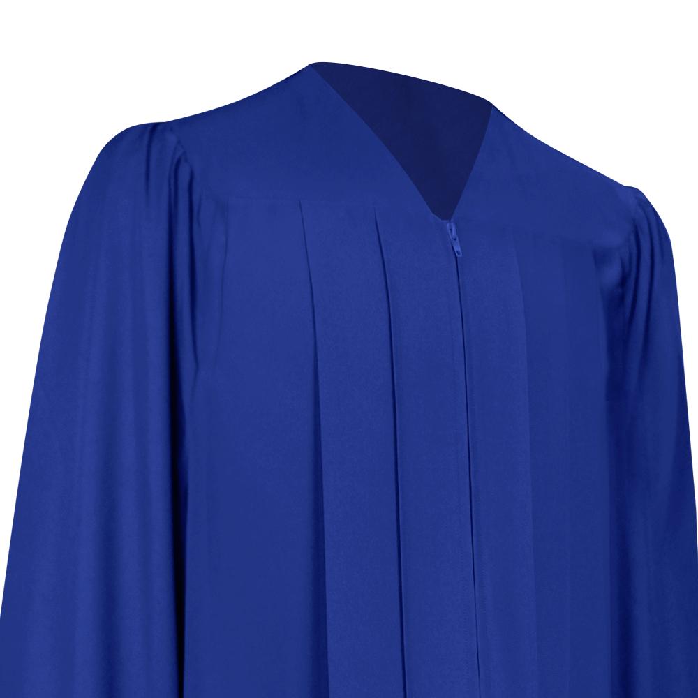 Matte Royal Blue Graduation Gown - Endea Graduation