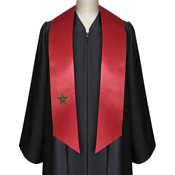 Morocco International Graduation Stole/Sash Study Abroad Graduate - Endea Graduation