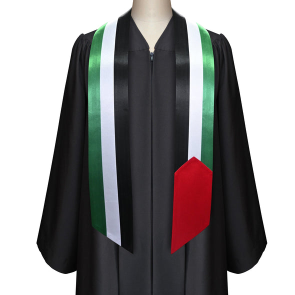 Palestine International Graduation Stole/Sash Study Abroad Graduate - Endea Graduation